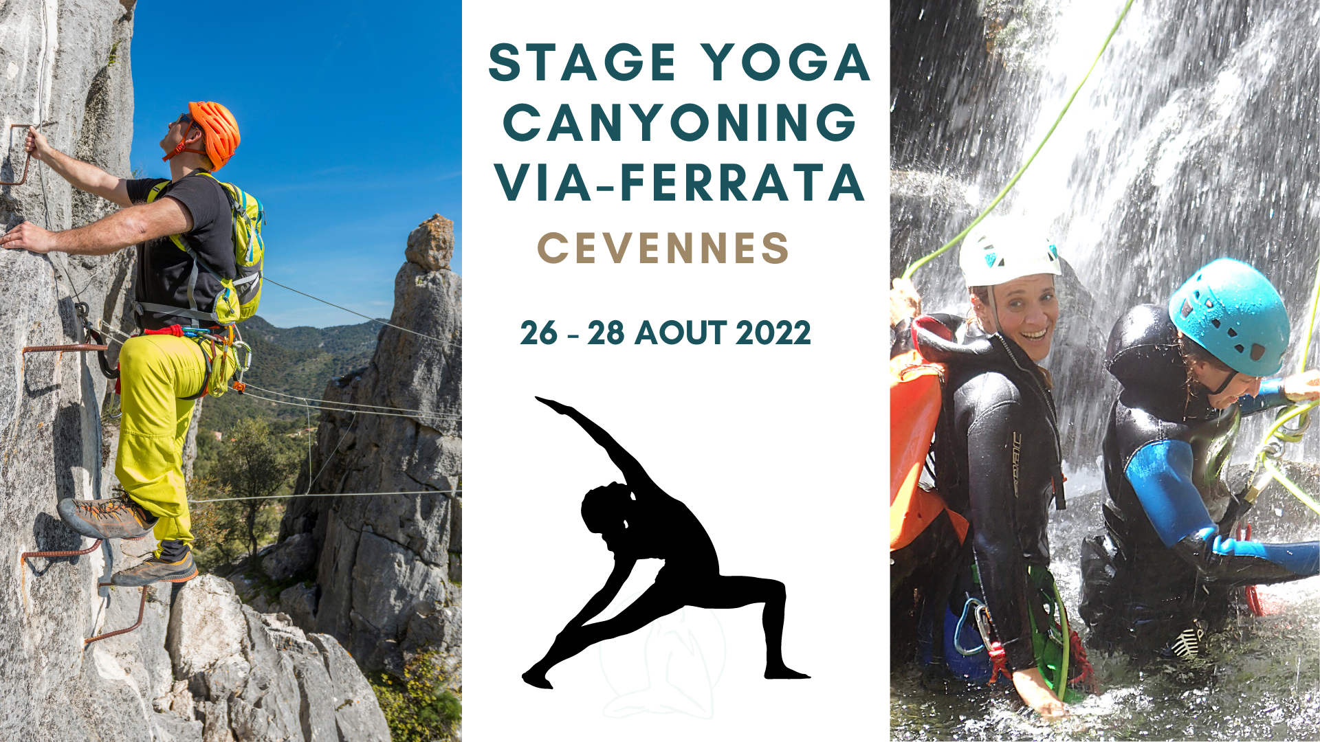 stage yoga canyoning via ferrata montpellier